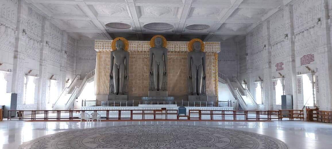 Jambudweep Jain Temple Hastinapur - Grand Marble Moorti Temple with Tirthankar Murti